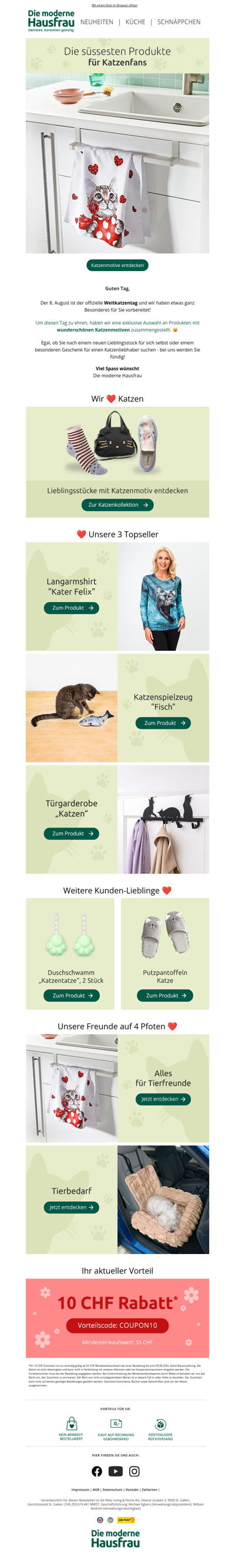 Exklusive Produkte für Katzenliebhaber 🐱
