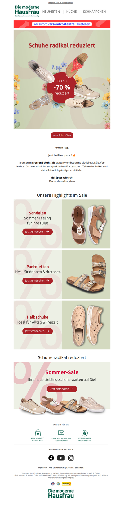 Bis zu 70 % Rabatt auf Schuhe 👟