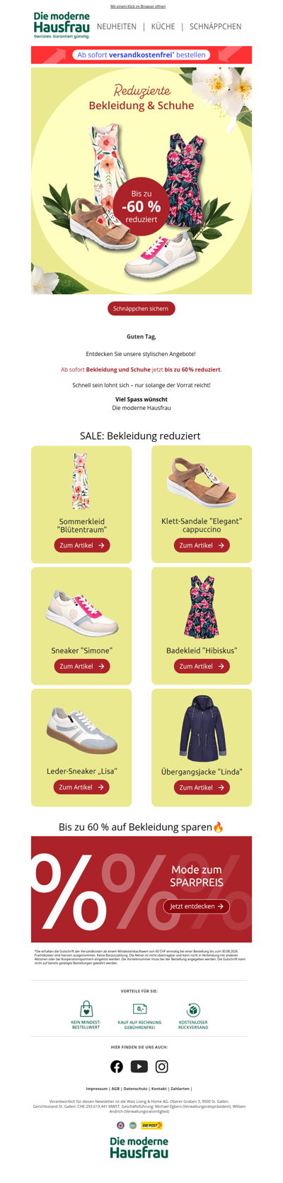 🔥 Modisch sparen: Bis zu 60 % auf Bekleidung & Schuhe!