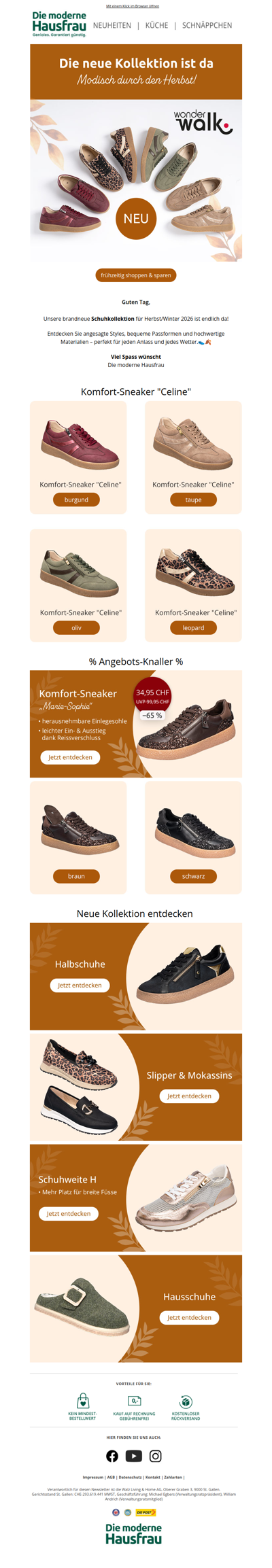 Unsere neue Schuhkollektion sind da 🍂