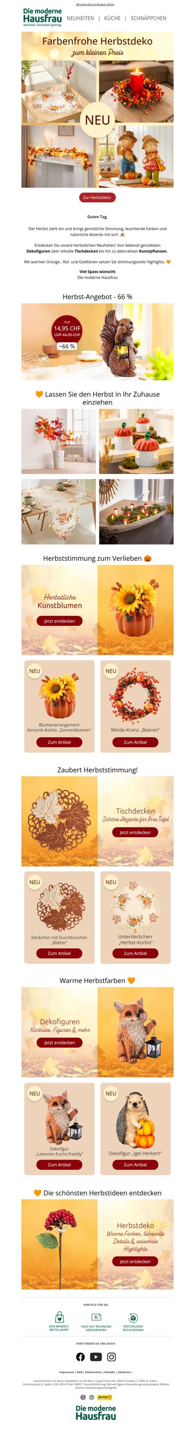 Farbenfrohe Herbstdeko zum kleinen Preis 🍂