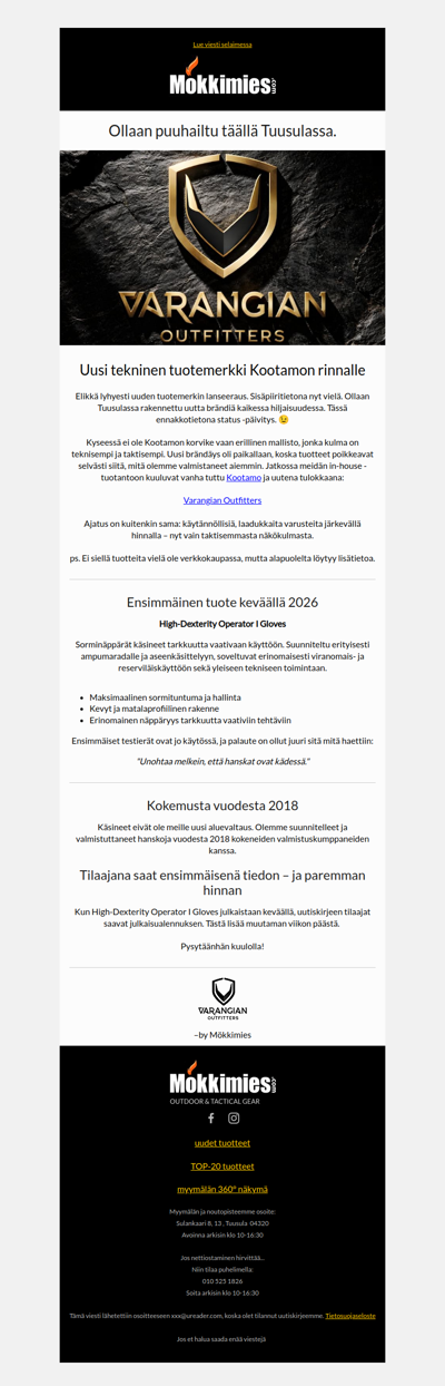 Ennakkotieto tilaajille 🔥