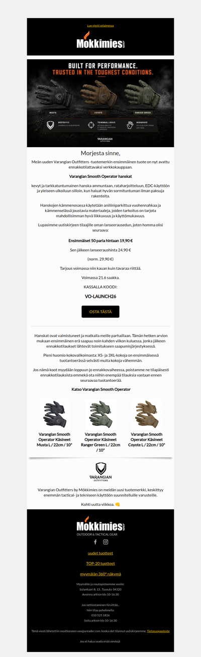 Tässä ne nyt olisivat.