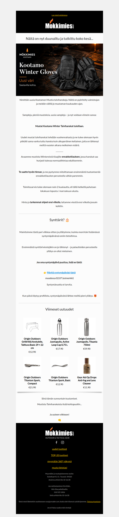 🌲 Näitä on tehty kaikessa hiljaisuudessa…
