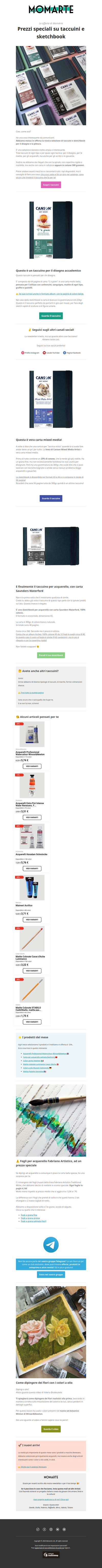 IN OFFERTA! Taccuini per disegno e pittura