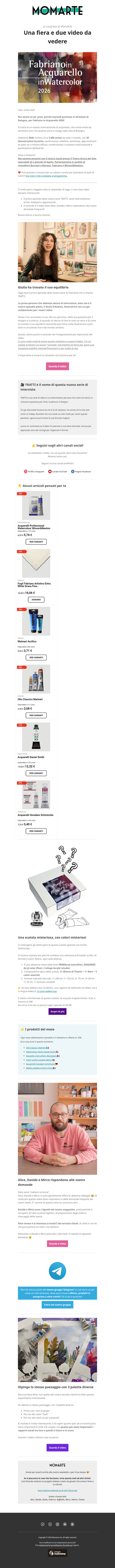 Ci vediamo a Fabriano in Acquarello?