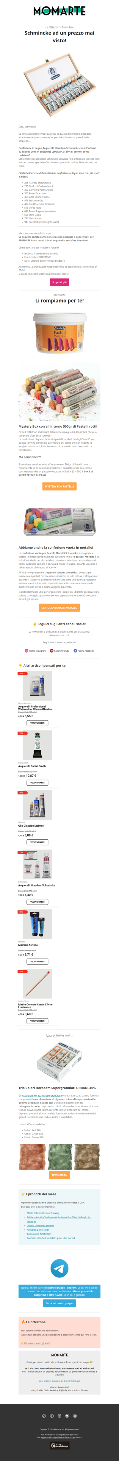 OFFERTE! Schmincke come non l'avevi mai vista!