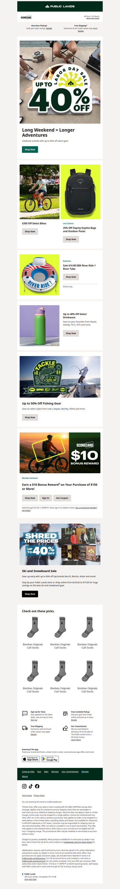 LABOR DAY SALE: Up to 40% off