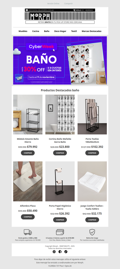 Últimos días para renovar tu baño con descuento ⏰ -Descuentos Hasta 30% off en productos seleccionados