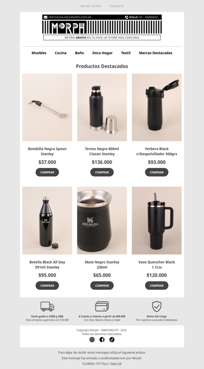 Stanley edición negro a precio especial 🖤🧉 Descuentos por tiempo limitado!