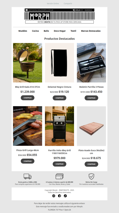 Todo lo que necesitás para disfrutar el asado como nunca 🔥 Descuentos por tiempo limitado!