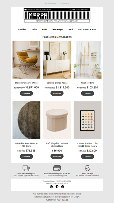 Hacé de tu living un espacio más cómodo y acogedor 🛋️ Descuentos por tiempo limitado!