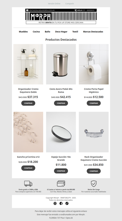 Organizadores que transforman tu baño 🛁🧼 Descuentos por tiempo limitado!