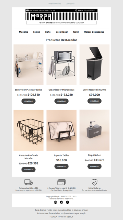 Todo para una cocina más práctica y reluciente 🧽 Descuentos por tiempo limitado!