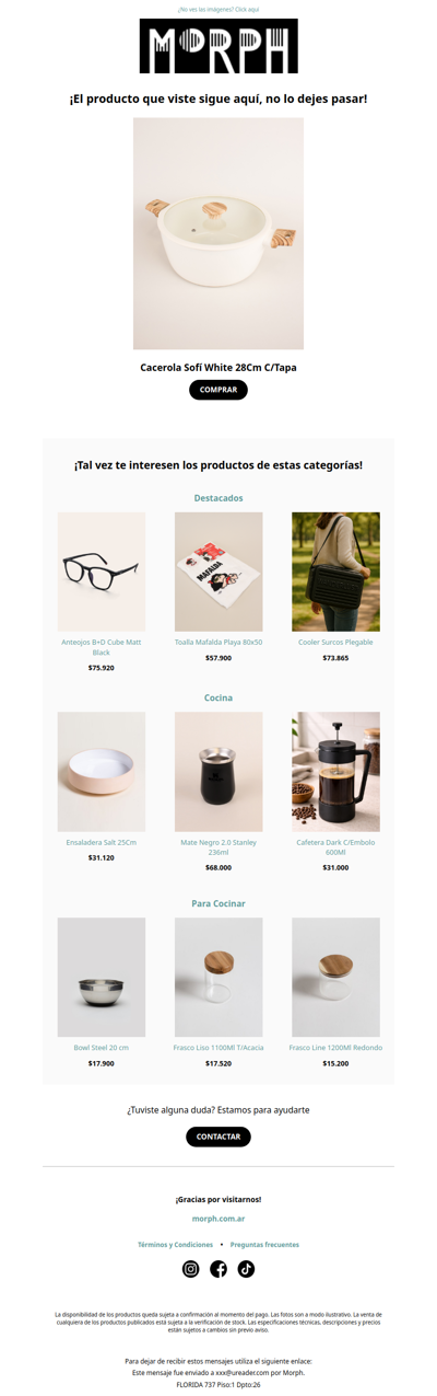 ¡Llevate lo que estuviste viendo! 😉