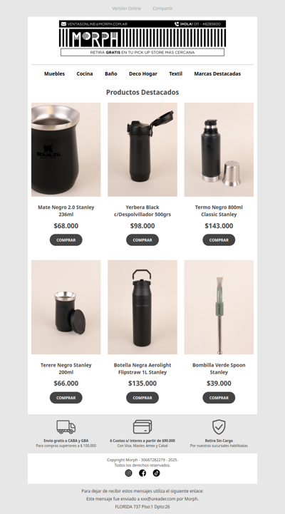 Stanley acompaña tu mate 🧉 Descuentos por tiempo limitado!