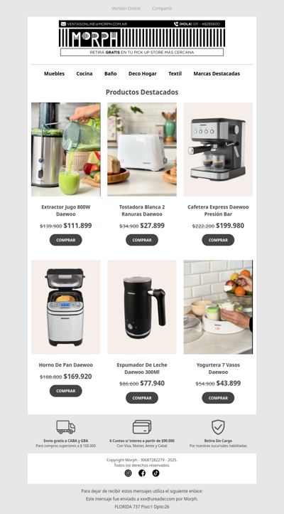 Desayunos más fáciles, todos los días ☕🍞 Descuentos por tiempo limitado!