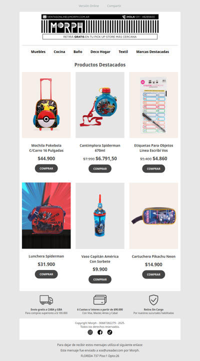 Back to School: mochilas y accesorios que tus hijos van a amar 🥳 Descuentos por tiempo limitado!