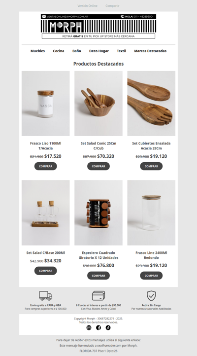 🍴 Más estilo, más orden en tu cocina ✨ Descuentos por tiempo limitado!