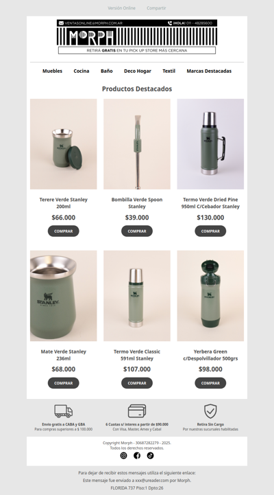 Descubrí Stanley Verde 🌿 Calidad que dura 🧉 Descuentos por tiempo limitado!