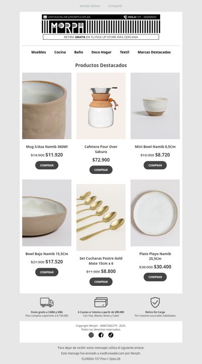 ✨ Nueva vajilla para darle estilo a tu desayuno 🍵 Descuentos por tiempo limitado!