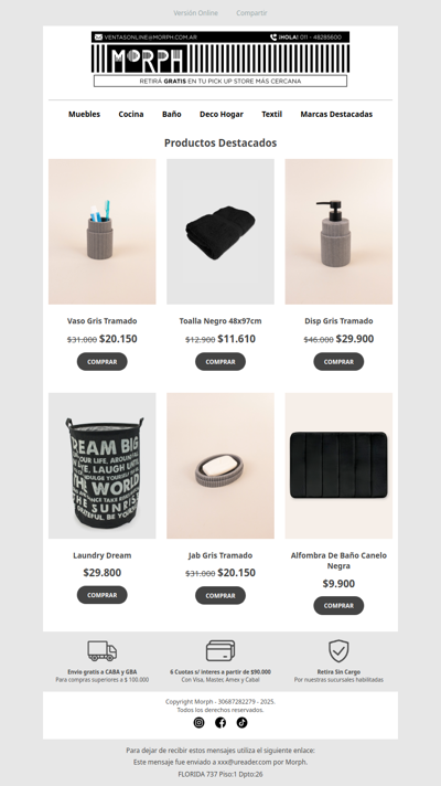 🚿 Renová tu baño con productos que marcan la diferencia 💧 Descuentos por tiempo limitado!