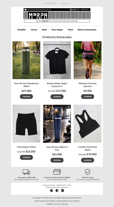 💪 Equipate para entrenar: ropa deportiva + vasos térmicos 💧 Descuentos por tiempo limitado!