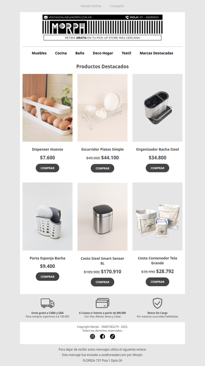 🧺 Organizá tu cocina con estos esenciales 🍴 Descuentos por tiempo limitado!