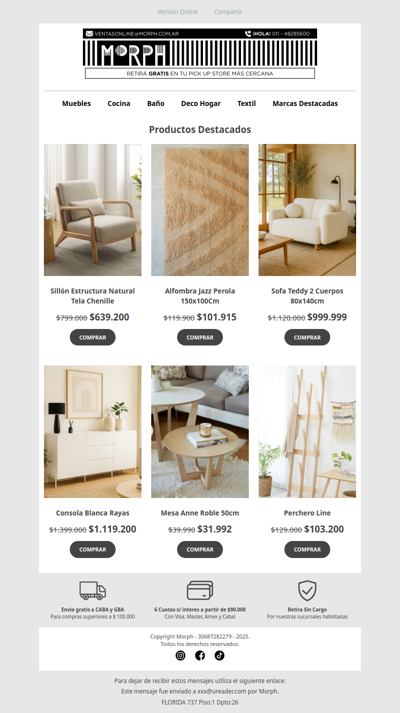 Detalles que hacen tu living más cálido 🛋️ Descuentos por tiempo limitado!