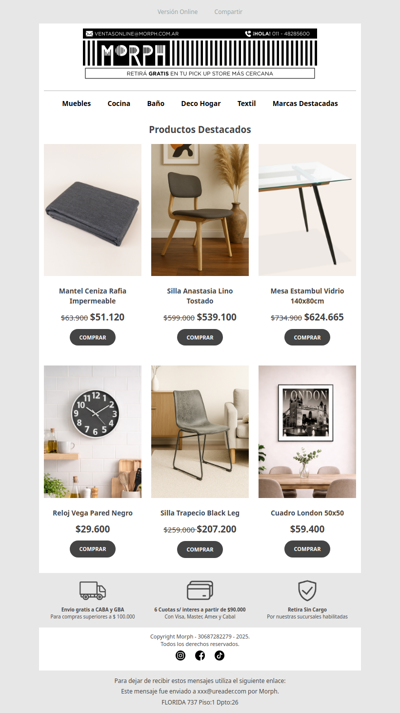 🏡 Dale estilo a tu comedor con estos detalles ✨ Descuentos por tiempo limitado!