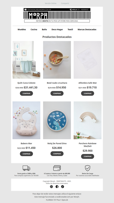 🍼 Creá un espacio dulce y cómodo para tu bebé 💙 Descuentos por tiempo limitado!