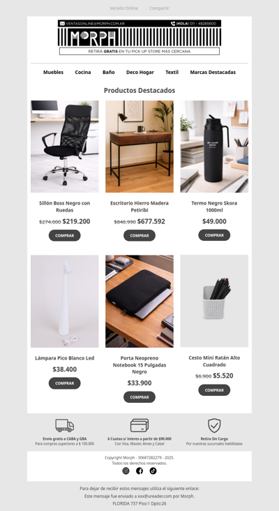 🗂️  Renová tu espacio de trabajo con estilo 💻 Descuentos por tiempo limitado!