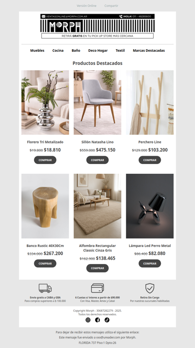 🛋️ Dale más estilo y calidez a tu living ✨ Descuentos por tiempo limitado!
