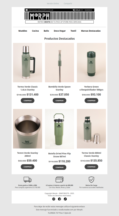 🧉 Tu próximo Stanley favorito está acá 💚 Descuentos por tiempo limitado!