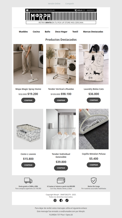 Tu casa limpia y organizada con nuestros productos en promo 🧺 Descuentos por tiempo limitado!