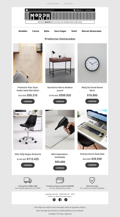 🖥️ Encontrá todo para tu oficina ideal ☕  Descuentos por tiempo limitado!
