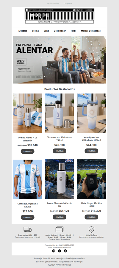 🔥 Alenta a la selección con estos productos inéditos
