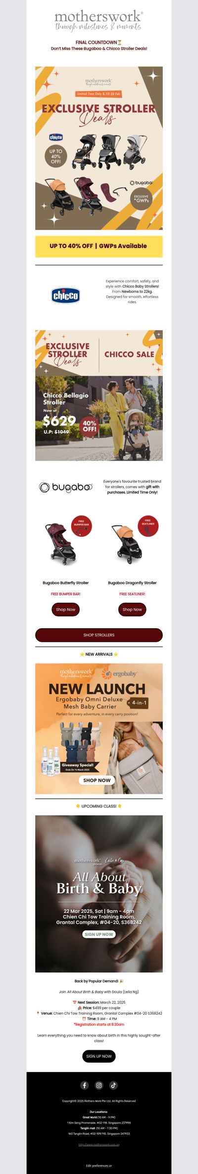 LAST 2 DAYS 🔥Bugaboo & Chicco Stroller Deals | UP TO 40% OFF