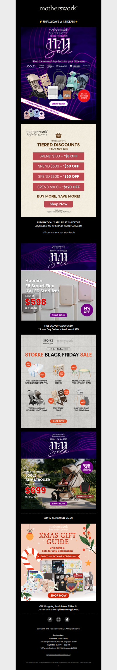 ⚡ Final 2 Days of 11.11 Deals!⚡