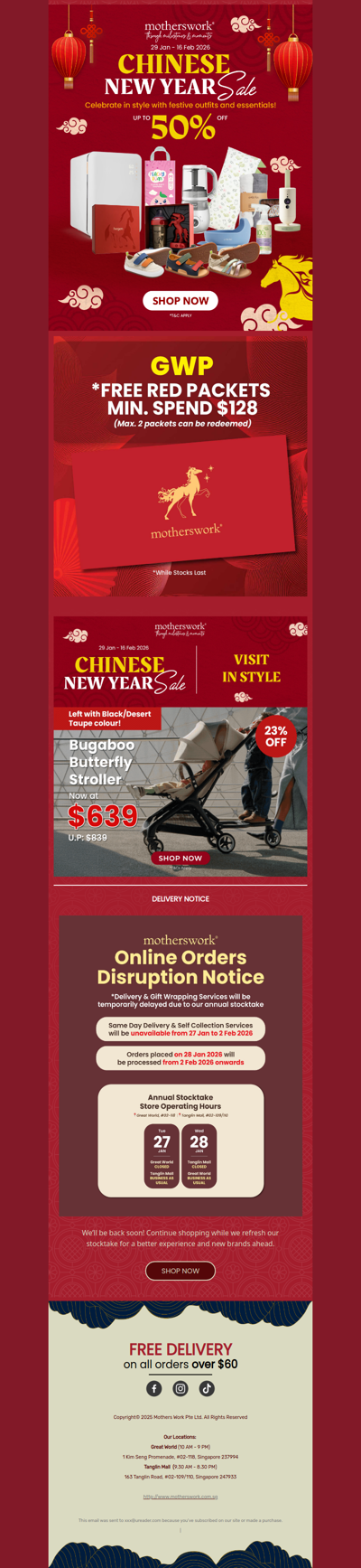 CNY SALE | Festive savings for your home! 🏠💖🧹