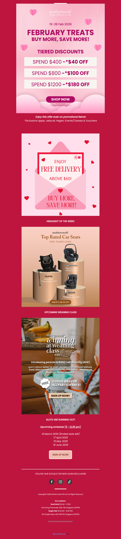 Sweet Deals This Feb 🍓 Storewide Offers!