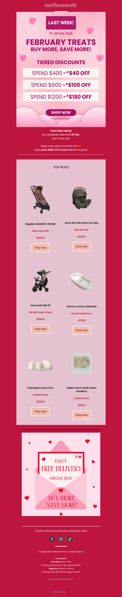 💥 Final Week: Storewide Offers 💥