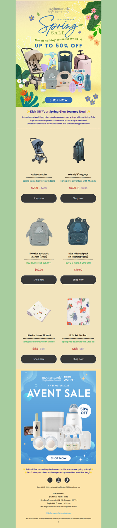 🌼 Exclusive Spring Deals Await You! 🌼