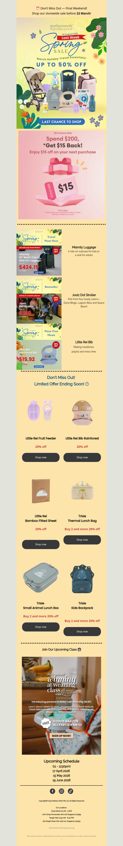 💐 Final Countdown: 2 Days Left of Spring Sale! 💐