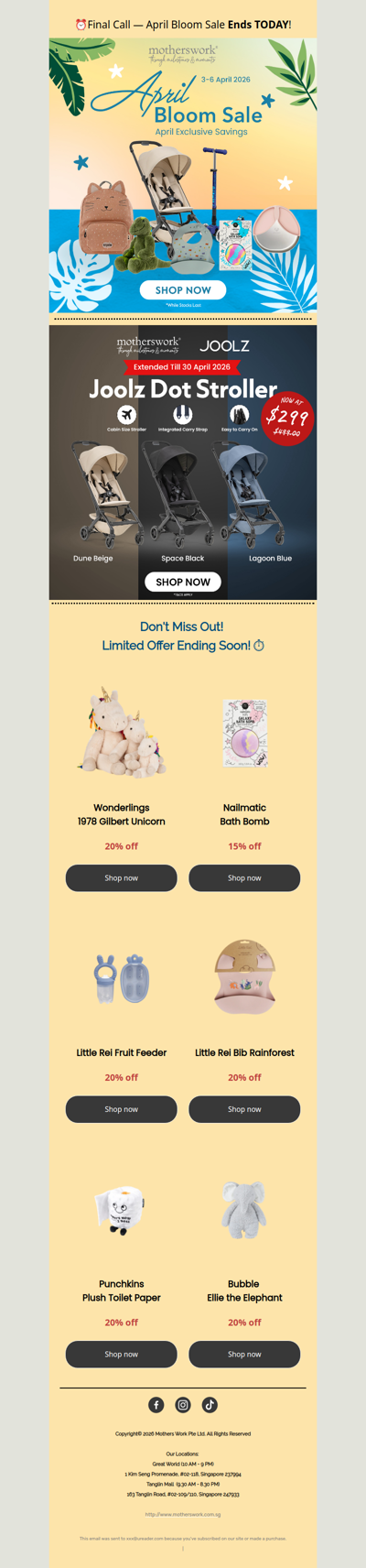 🐇Last Day of April Bloom Sale! 🐇