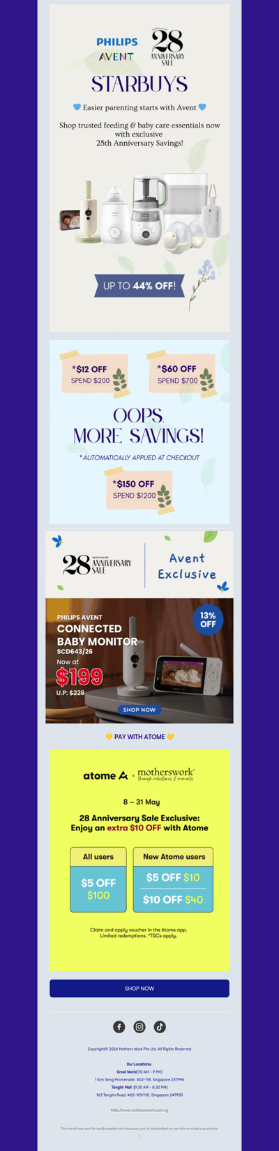 Save Up to 44% on Avent Essentials 🍼