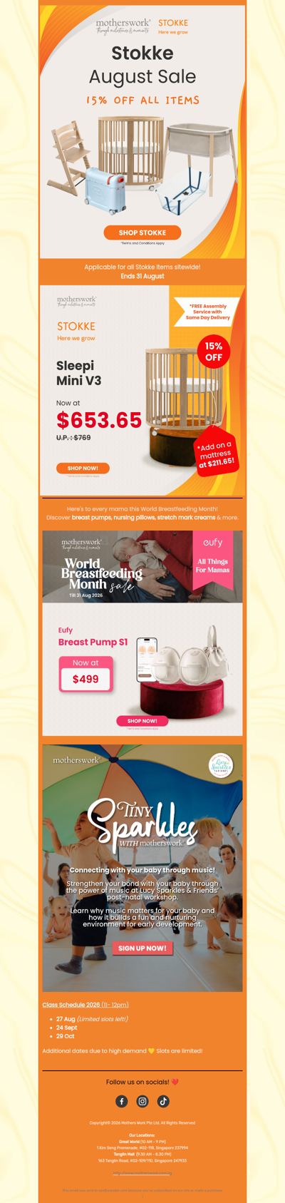 🧡 15% OFF all Stokke
