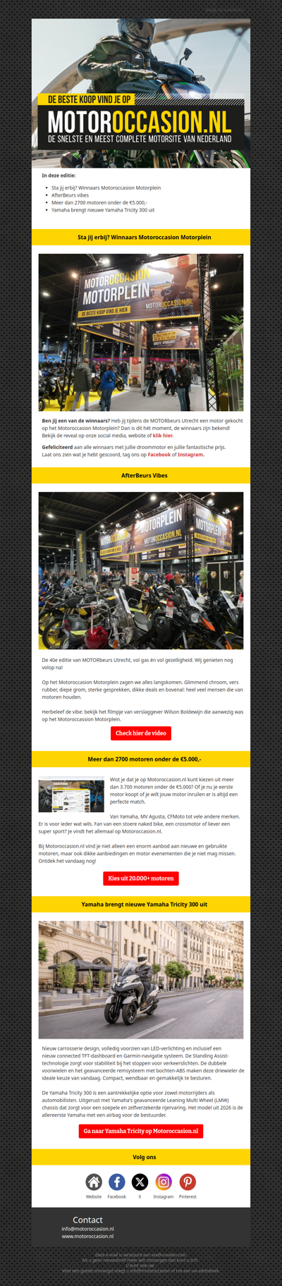 Prijswinnaars, AfterBeurs vibes en nieuwe modellen