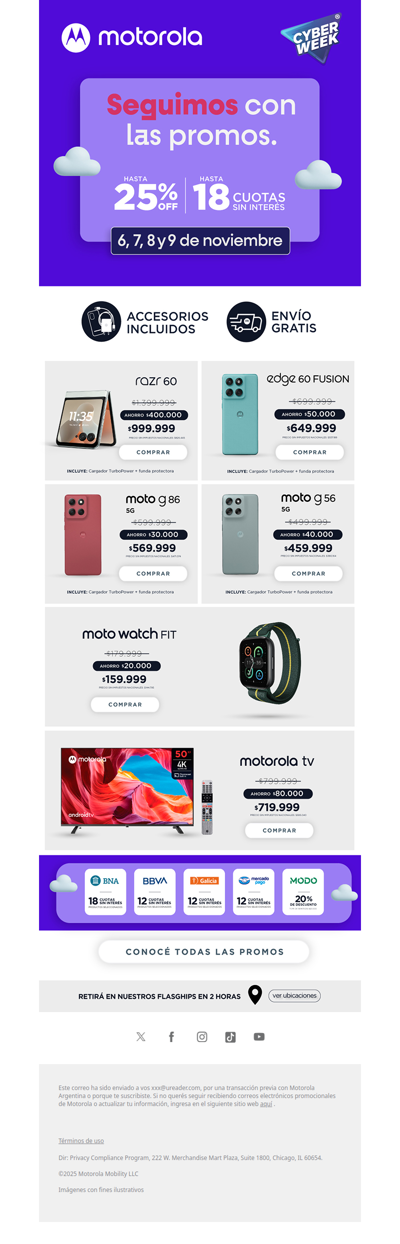 Extendimos los descuentos #Cyber Week🤯