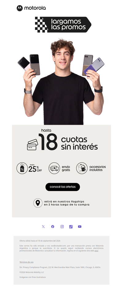 🏎️ Largamos las promos